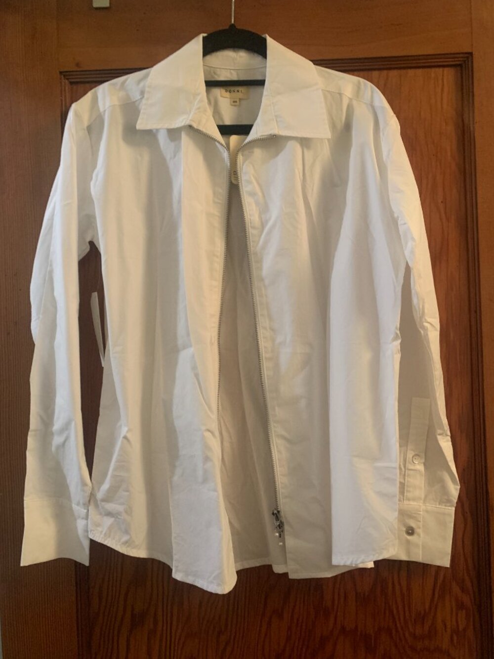 NWT DONNI Pop zip shirt size: xxs - Picture 3 of 5